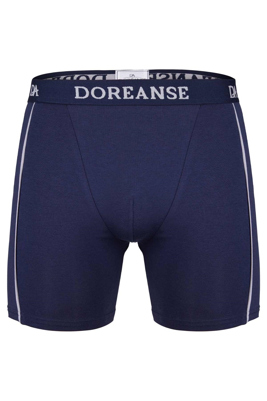 Doreanse Side Line Men's Boxer Brief Underwear 1780 Navy Blue