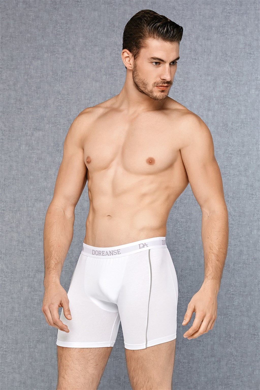 Doreanse Side Line Men's Boxer Brief Underwear 1780 Black - Image 3