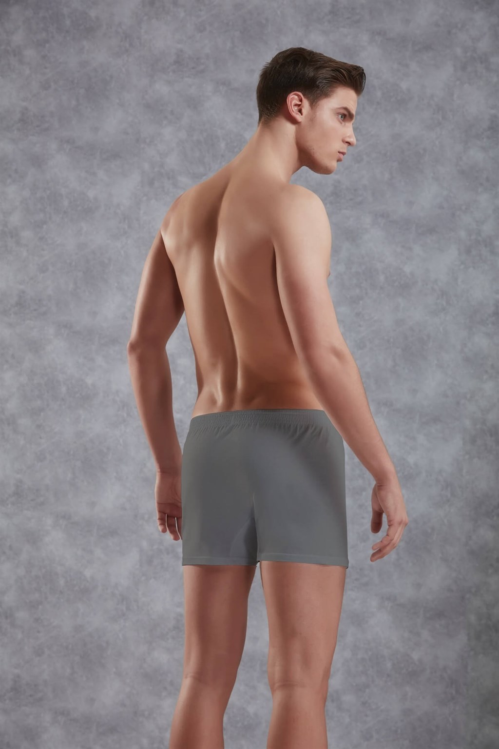 Doreanse Cotton Buttoned Normal Leg Boxer 1511 Grey - Image 2