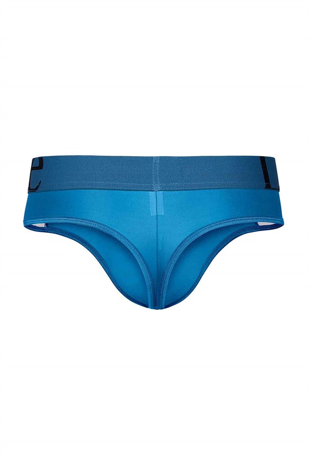 Doreanse vyriški įmantraus stiliaus seksualūs Thong String tipo apatiniai emeraldo spalvos - Image 3