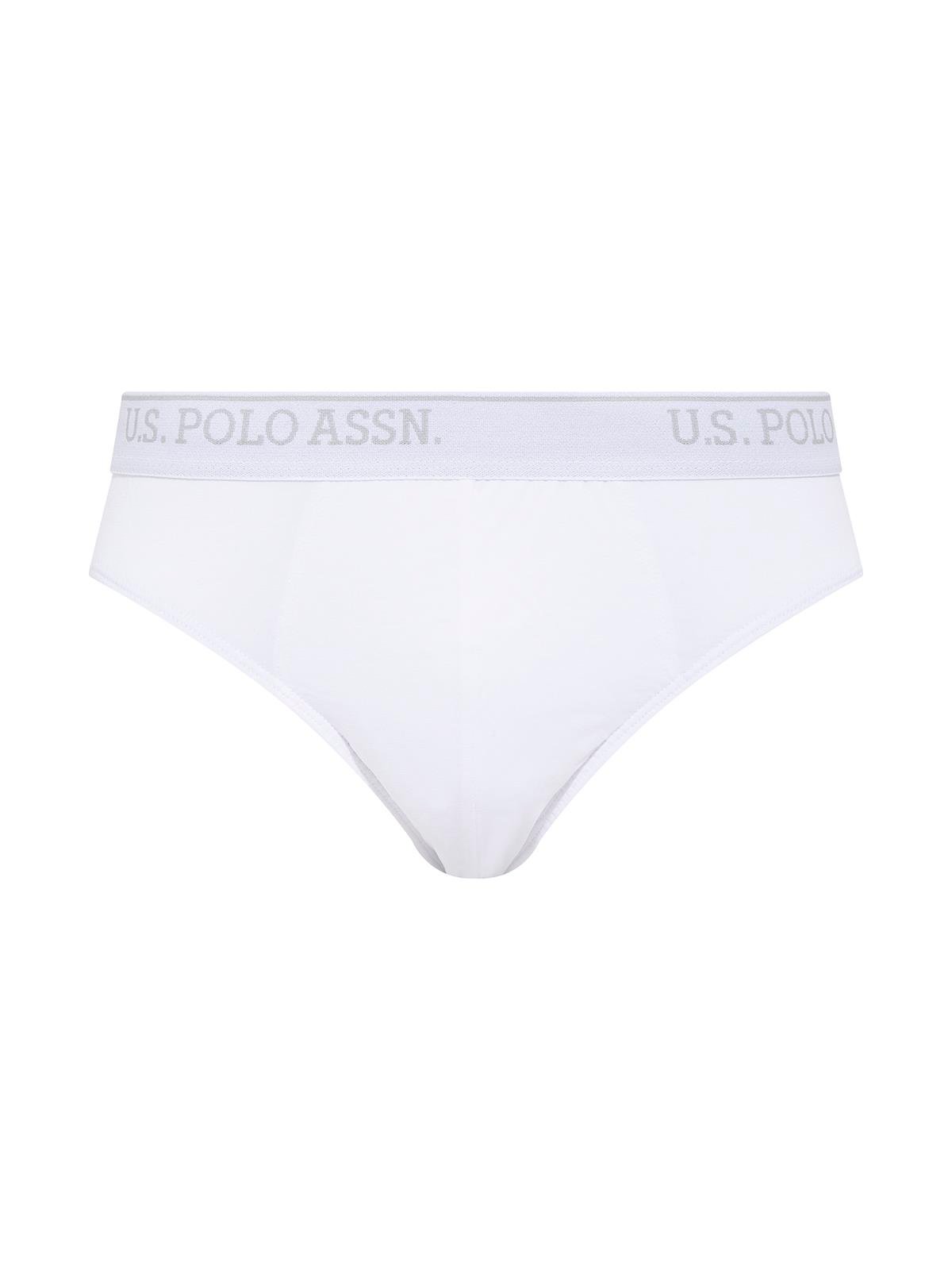 U.S. Polo Assn. Erkek Battal Beyaz 3 Lü Slıp1